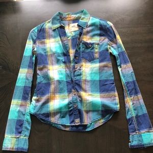 Hollister Plaid Button Up